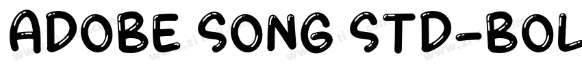 Adobe song std-bold-字体转换